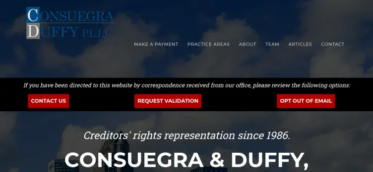 Screenshot Consuegra & Duffy