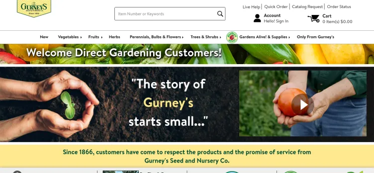Screenshot Farmer Seed & Nursery