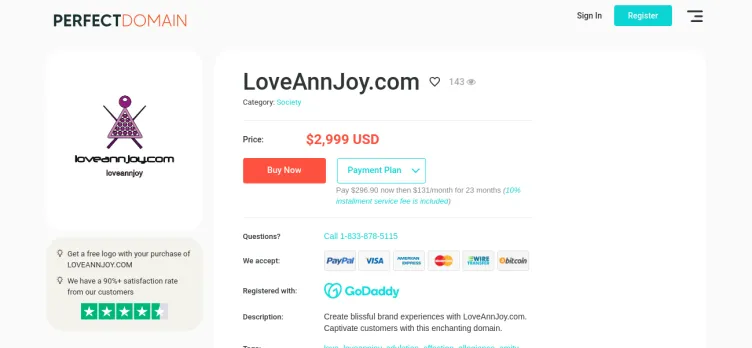 Screenshot Love Ann Joy:  Faith Based Apparel for Men, Women & Youth
