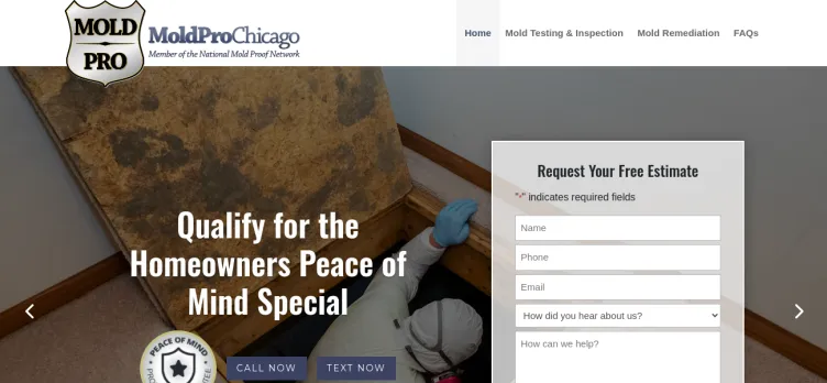 Screenshot Mold Pro Chicago