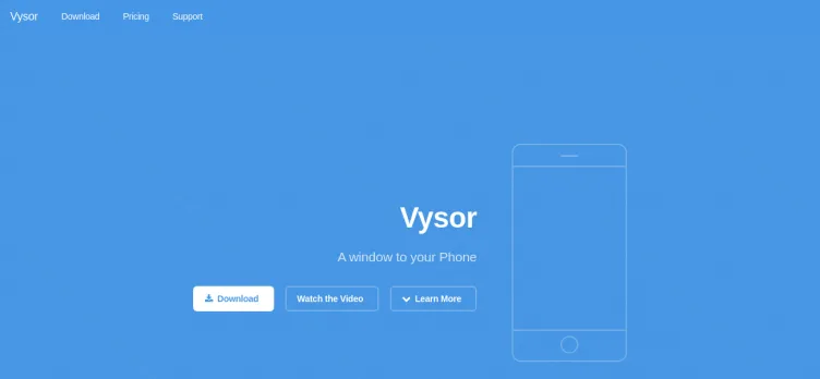 Screenshot Vysor