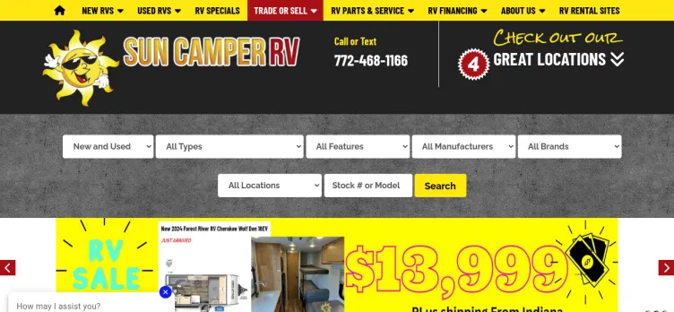 Screenshot Sun Camper Liquidators Limited Liability Company