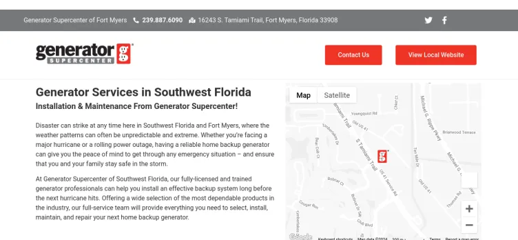 Screenshot Generator Supercenter of Fort Myers
