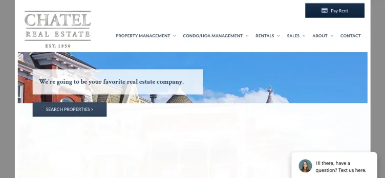 Screenshot Chatel Real Estate