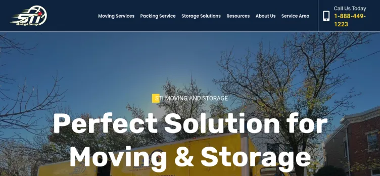 Screenshot STI Moving & Storage
