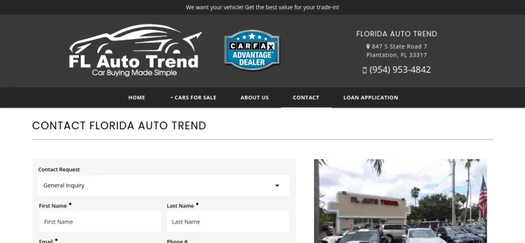 Screenshot FL Auto Trend