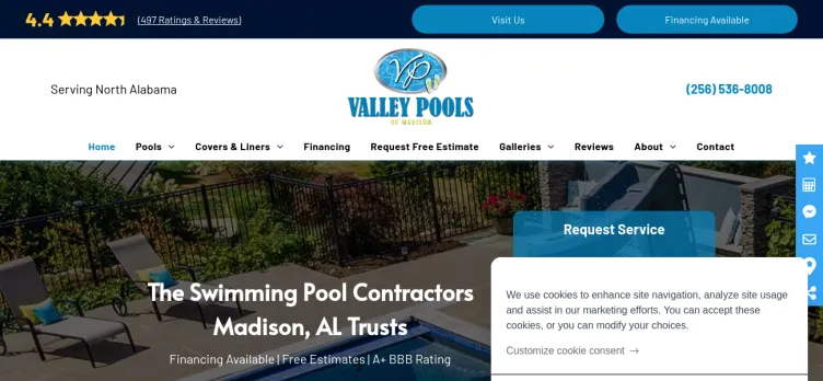 Screenshot Valley Pools