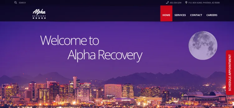 Screenshot Alpha Recovery