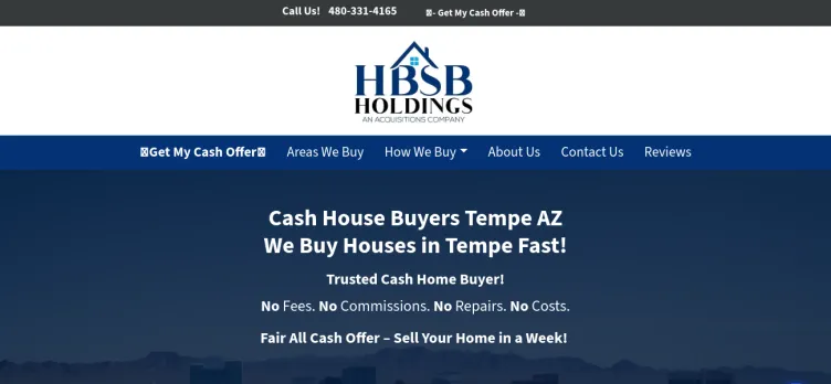 Screenshot HBSB Holdings