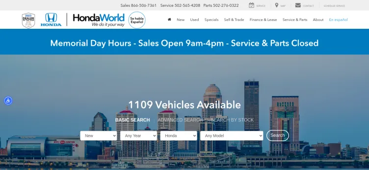 Screenshot Honda World