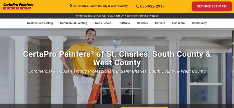 Screenshot CertaPro Painters of St Charles, South County, & West County