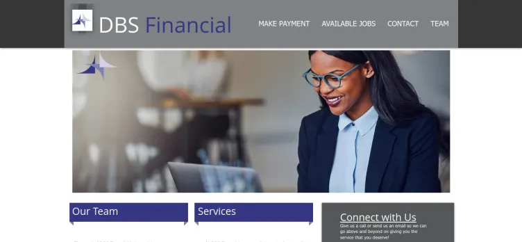 Screenshot DBS Financial