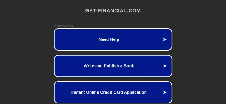 Screenshot Get Financial