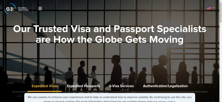 Screenshot G3 Visas