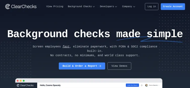 Screenshot ClearChecks