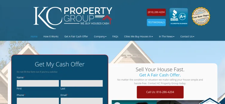 Screenshot KC Property Group