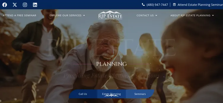 Screenshot RJP Estate Planning