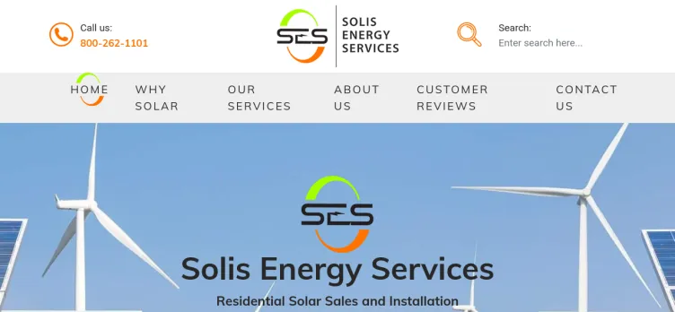 Screenshot Solis Energy Services