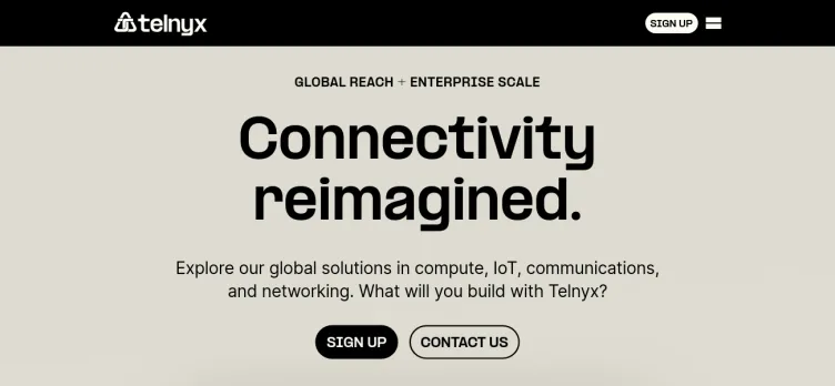 Screenshot Telnyx