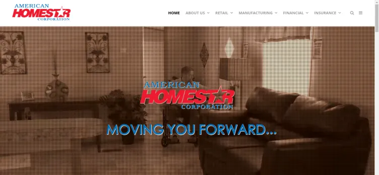 Screenshot American Homestar Corporation