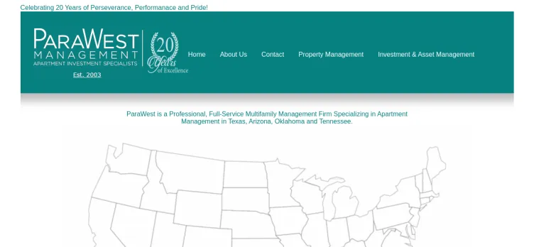 Screenshot Parawest Management