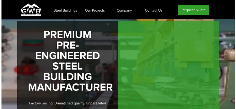 Screenshot Great Western Building Systems