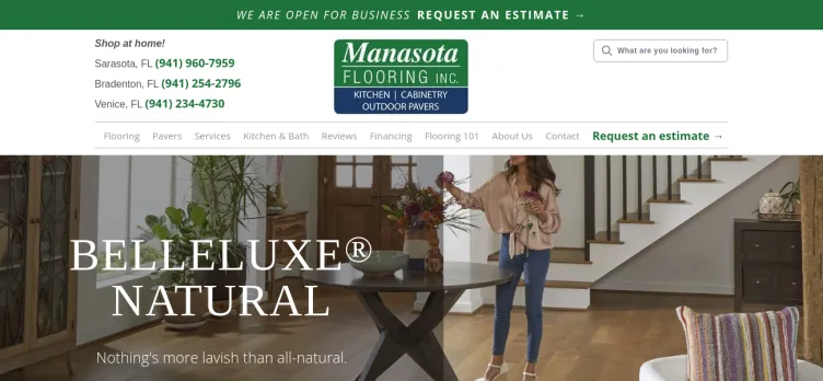 Screenshot Manasota Flooring
