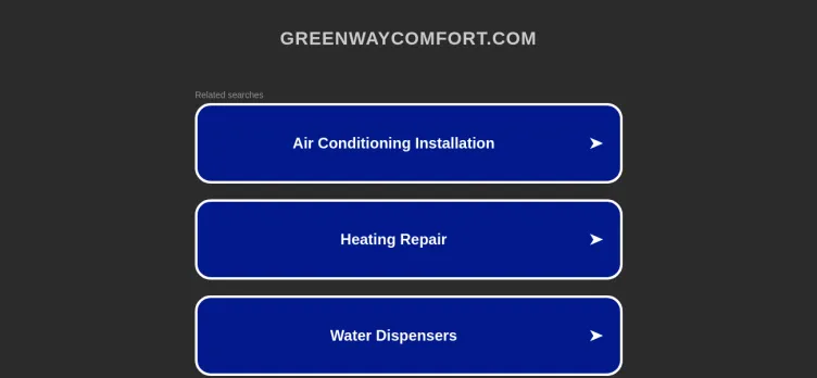 Screenshot GreenWay Comfort Solutions