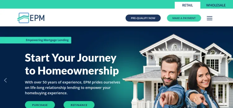 Screenshot Equity Prime Mortgage