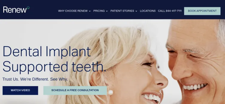 Screenshot Renew Anchored Dentures