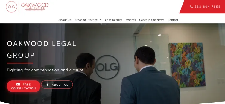 Screenshot Oakwood Legal Group