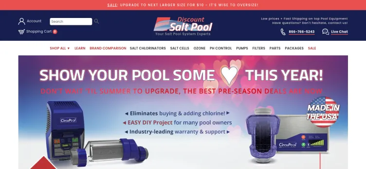 Screenshot Discount Salt Pool