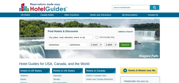Screenshot HotelGuides.com