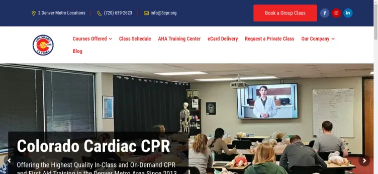 Screenshot Colorado Cardiac CPR