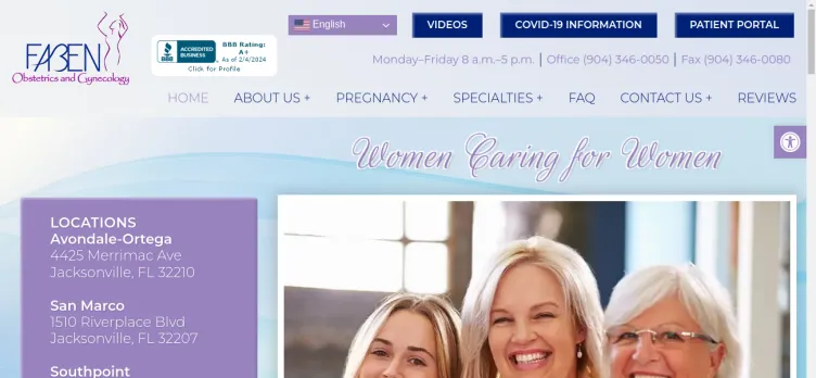 Screenshot FABEN Obstetrics & Gynecology