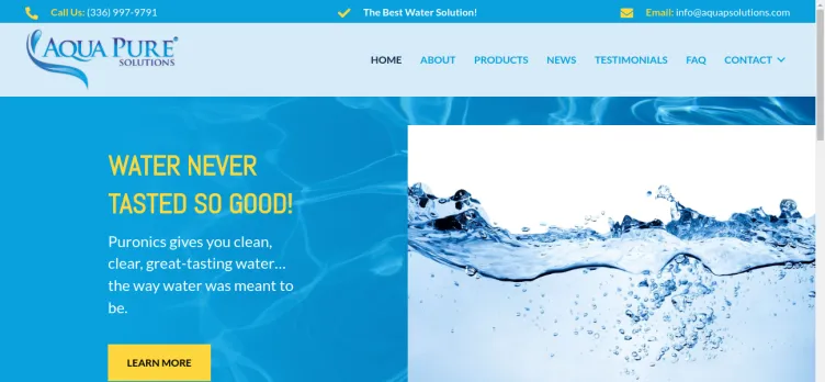 Screenshot Aqua Pure Solutions