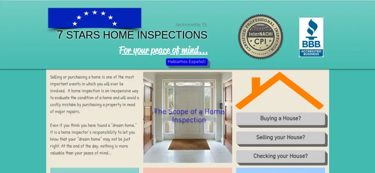 Screenshot 7 Stars Home Inspections