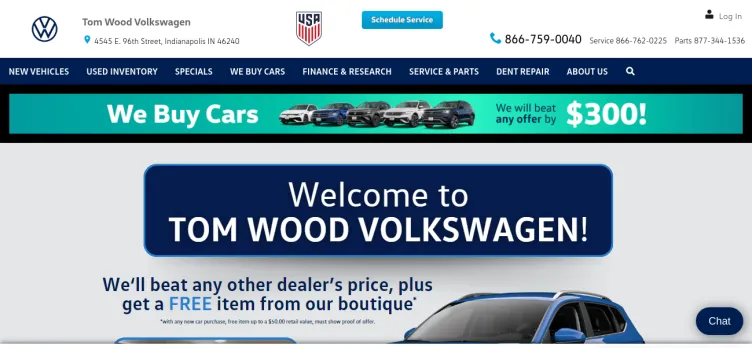 Screenshot Tom Wood Volkswagen