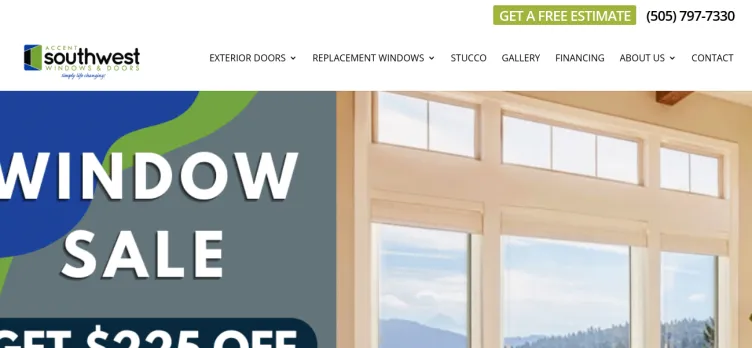 Screenshot Accent Southwest Windows & Doors