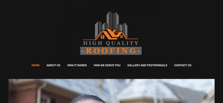Screenshot High Quality Roofing