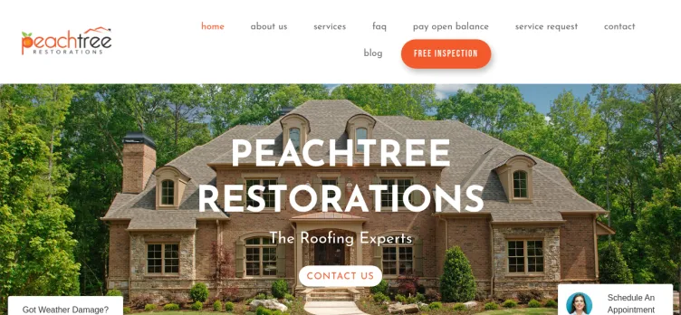 Screenshot Peachtree Restorations