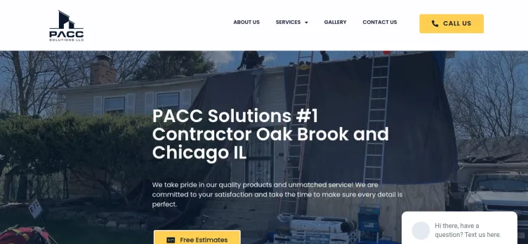 Screenshot PACC Solutions