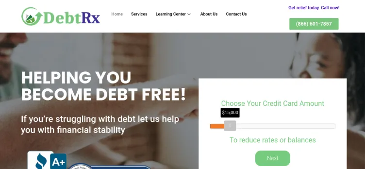 Screenshot Debt Rx