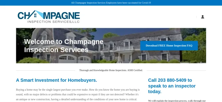 Screenshot Champagne Inspection Services