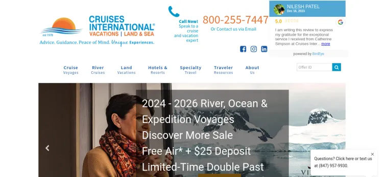 Screenshot Cruises International
