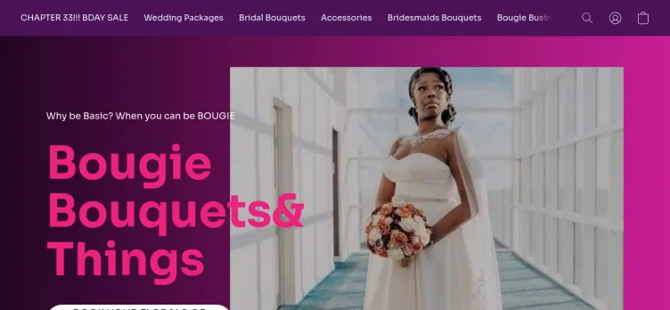 Screenshot Bougie Bouquets And Things