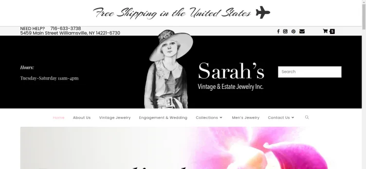 Screenshot Sarah's Vintage & Estate Jewelry