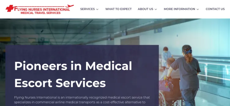 Screenshot Flying Nurses International
