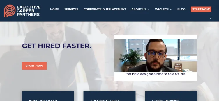 Screenshot Executive Career Partners