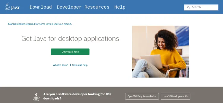 Screenshot Java
